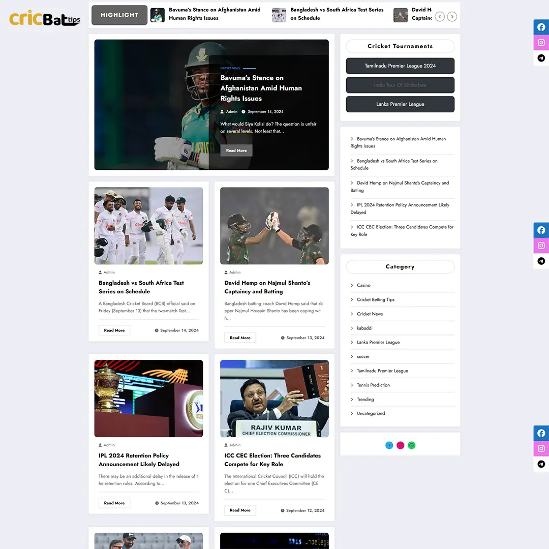 Digital Marketing for Cricbattips