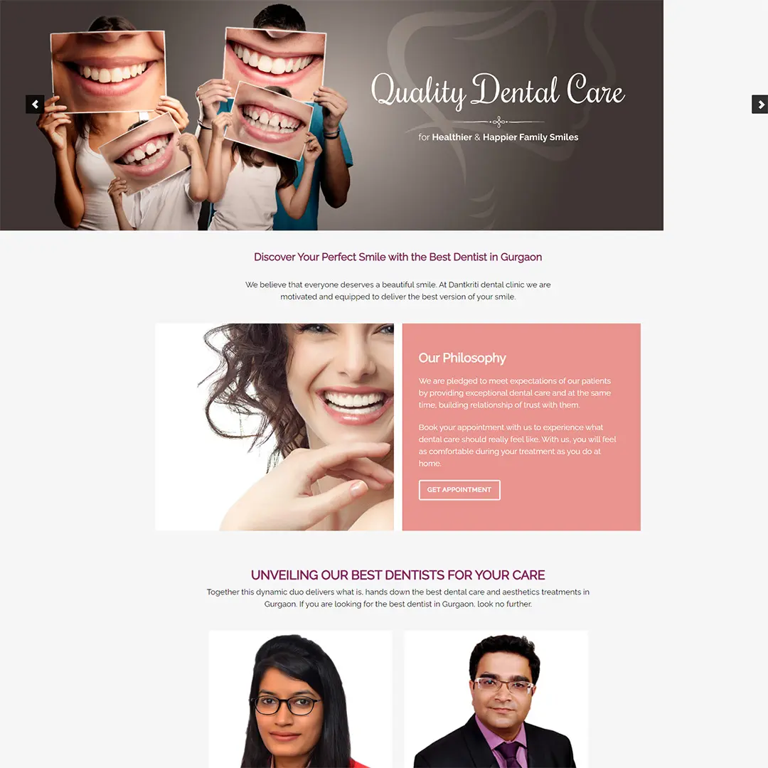 Digital Marketing for Dantkriti Dental Clinic