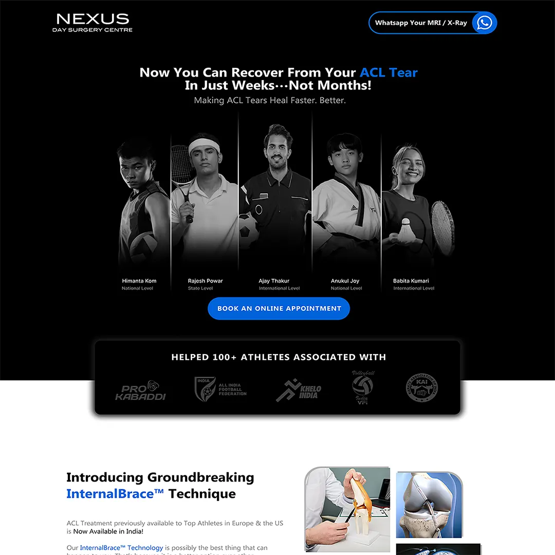 Digital Marketing for Nexus Day Surgery Centre