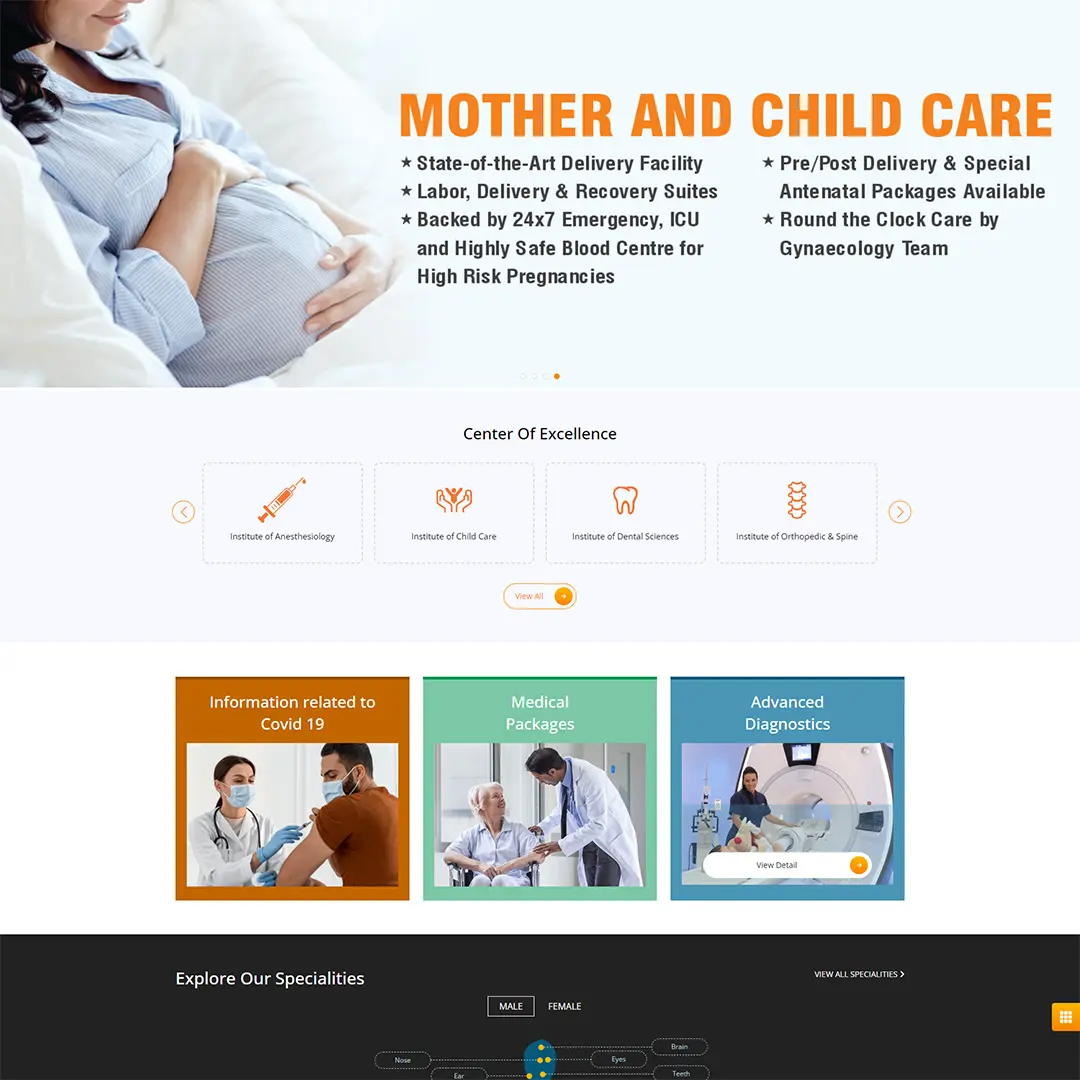 Digital Marketing for Sharda Hospital